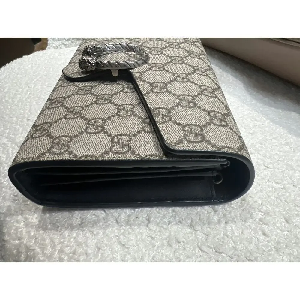 Gucci Dionysus GG Supreme Chain Wallet - Brand New with Dustbag & Box - Picture 8 of 9